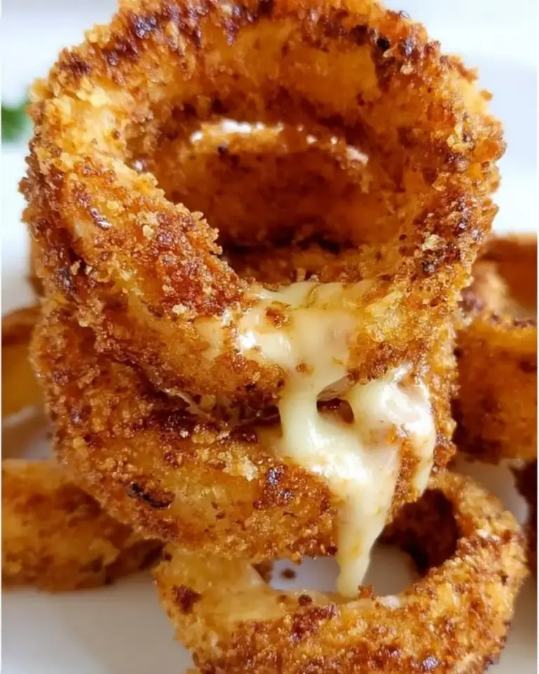 Cheesy Onion Rings