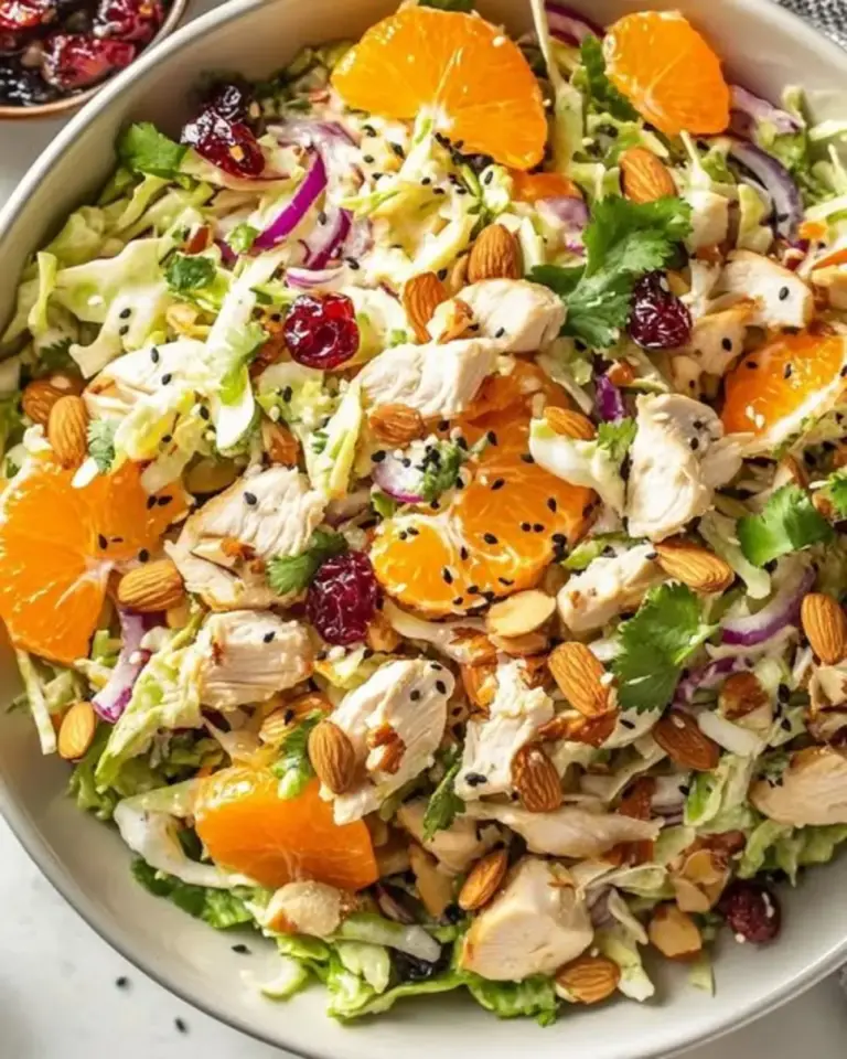 Chicken Coleslaw Salad with Ginger Sesame 1