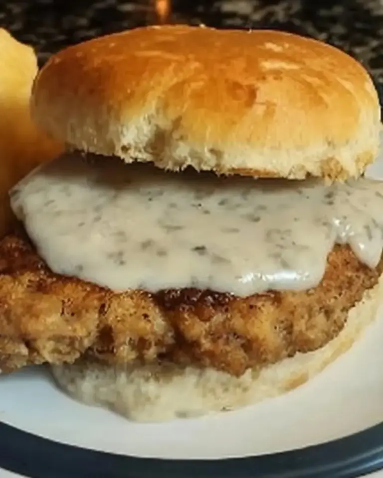 Chicken Fried Steak with Biscuit Gravy