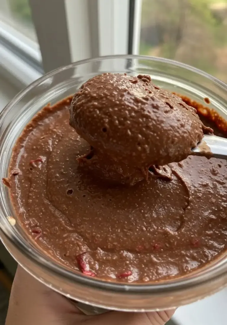 Chocolate Rhubarb Protein Spread