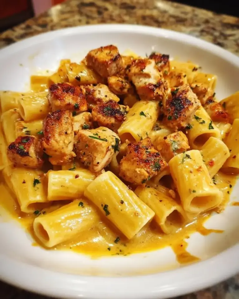 Creamy Cajun Chicken Rigatoni