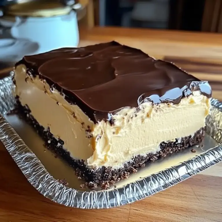 Creamy No Bake Eclair Cake