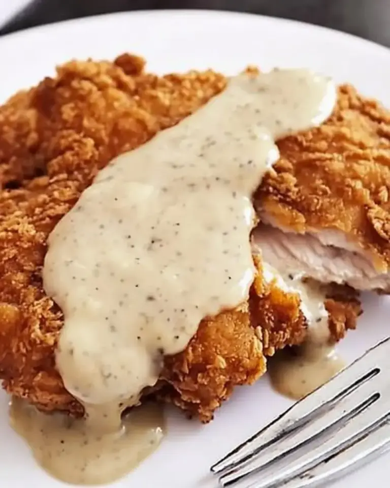 Crispy Fried Chicken with Country Gravy