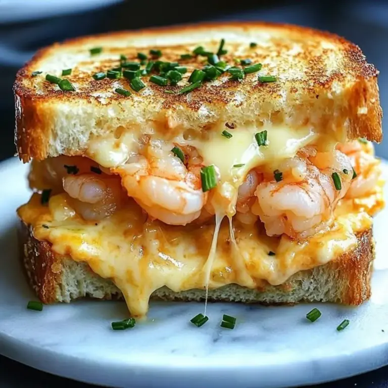 Crispy Shrimp Melt Sandwich