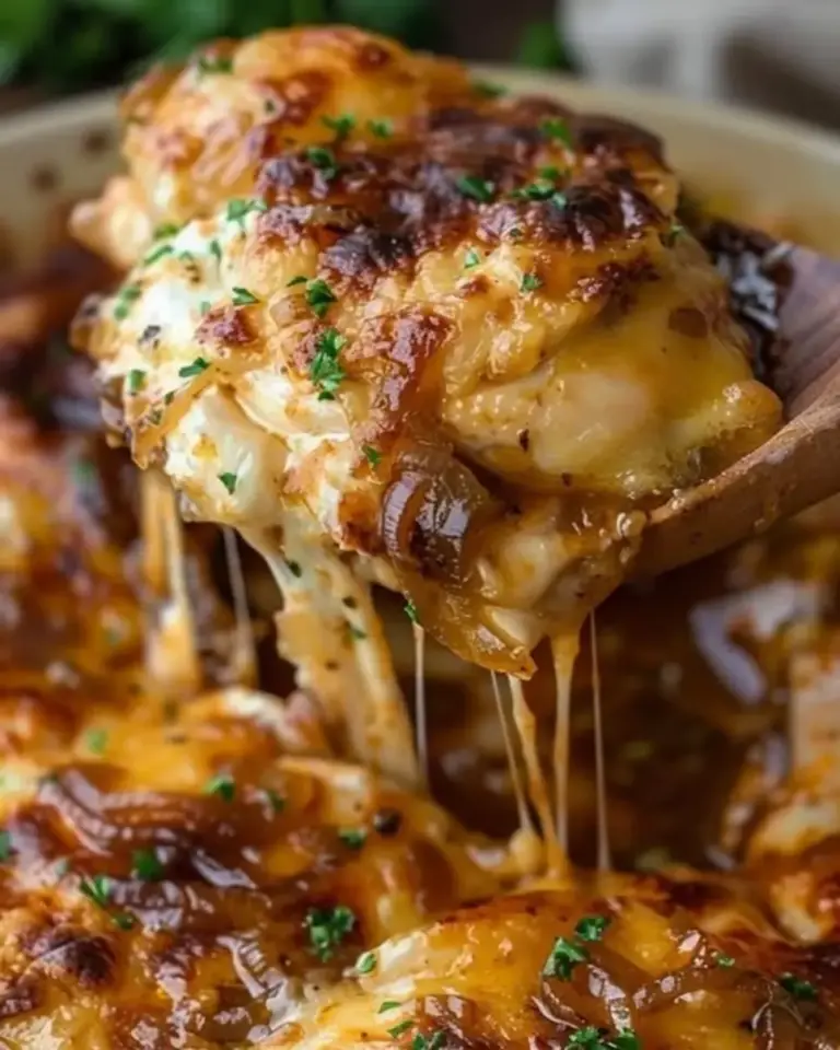 French Onion Baked Chicken 1