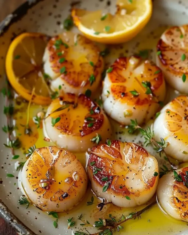 Lemon Butter Scallops