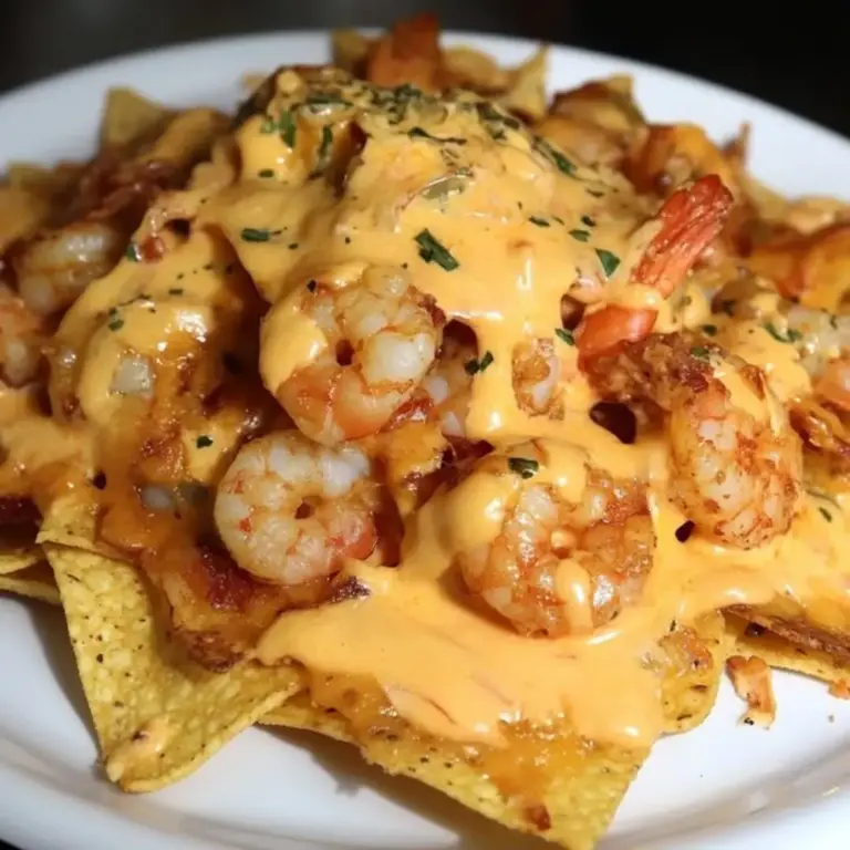 Loaded Shrimp Nachos