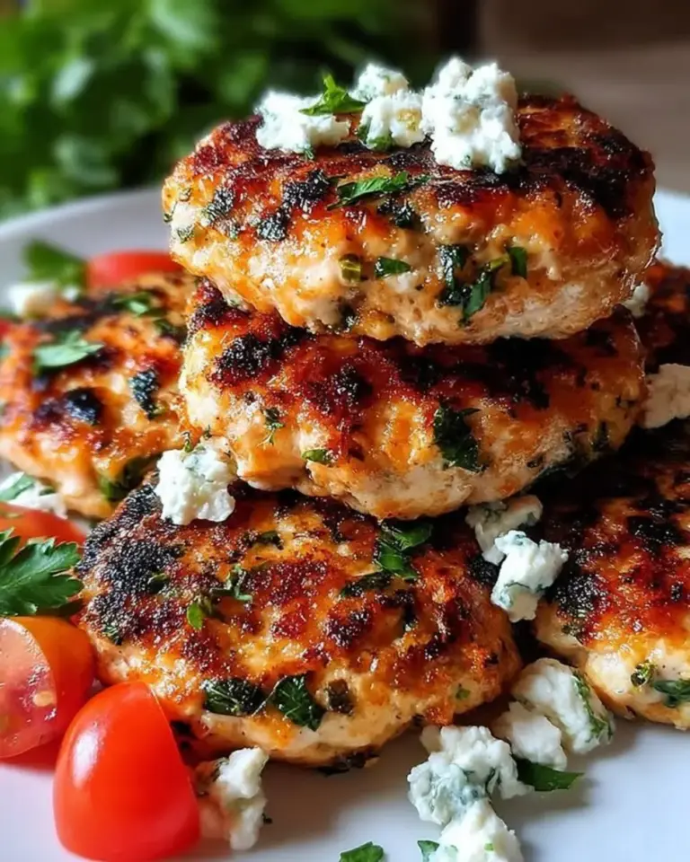 Mediterranean Chicken Patties
