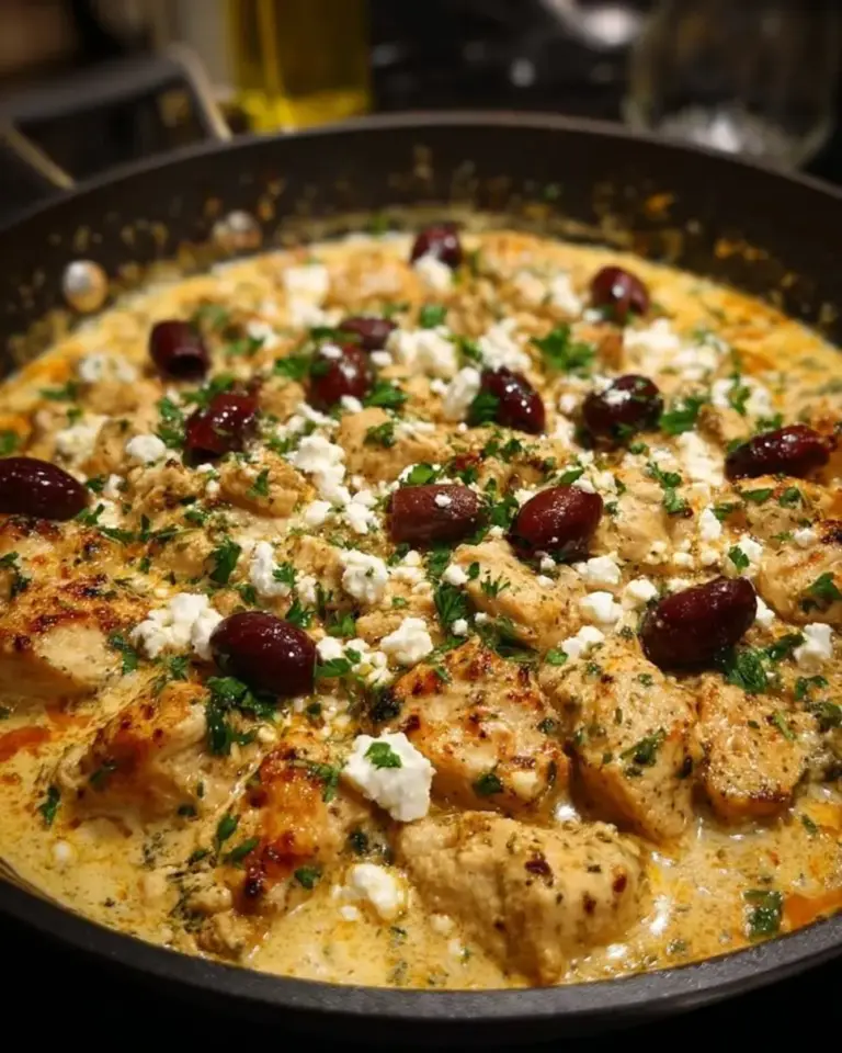 Mediterranean Keto Ground Chicken Skillet