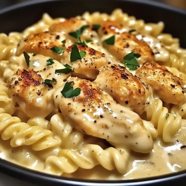Parmesan Rotini Chicken in Garlic Butter: 3 Easy Steps