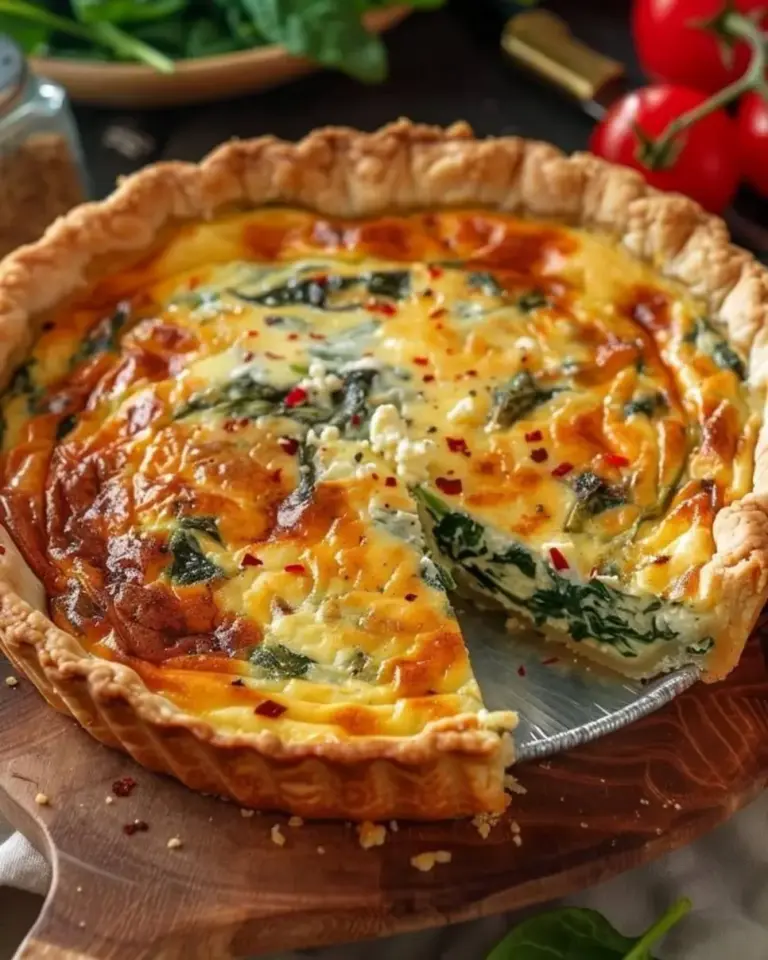 Ricotta and Spinach Quiche