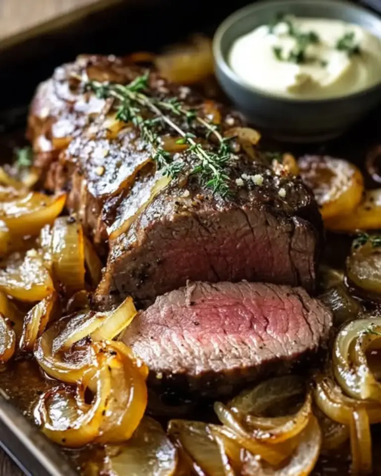 Roasted Beef Tenderloin with Horseradish Sauce