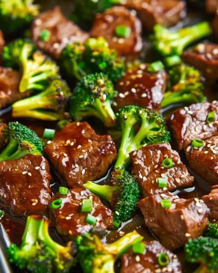Sheet Pan Beef and Broccoli