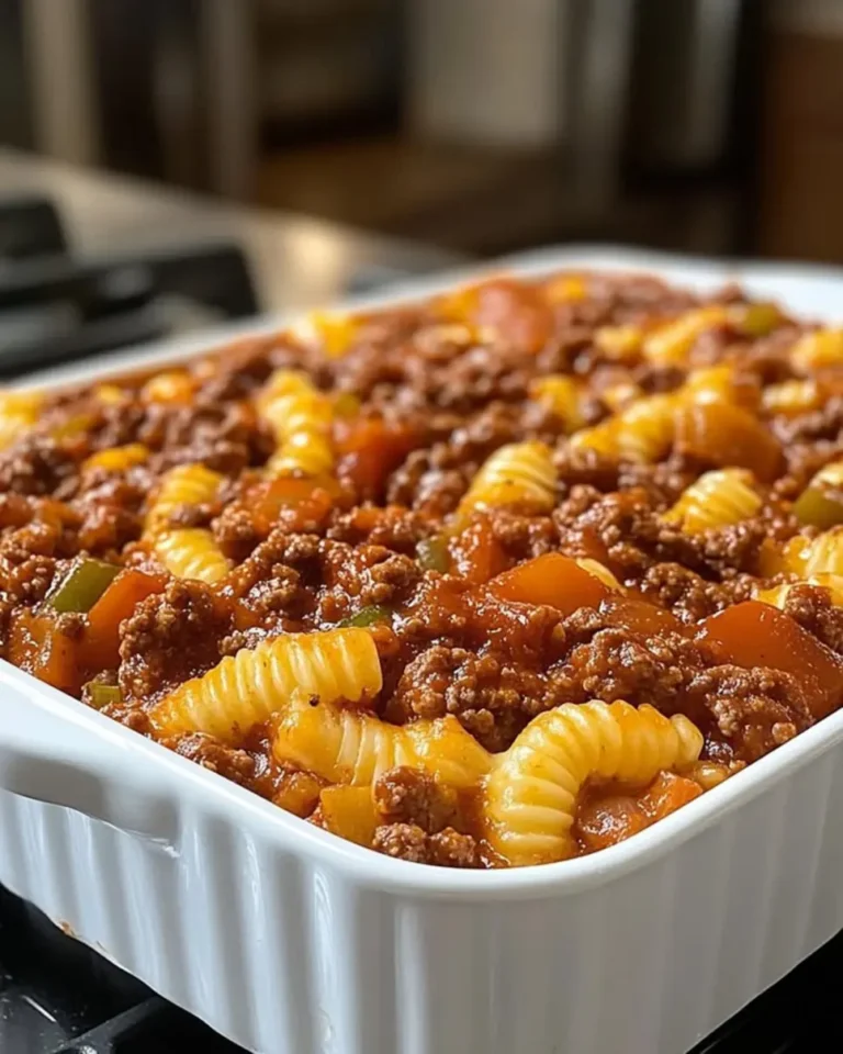 Craving **Sloppy Joe Casserole**? Get dinner on the table fast with our 5 easy steps for a delicious weeknight meal. Try this recipe!