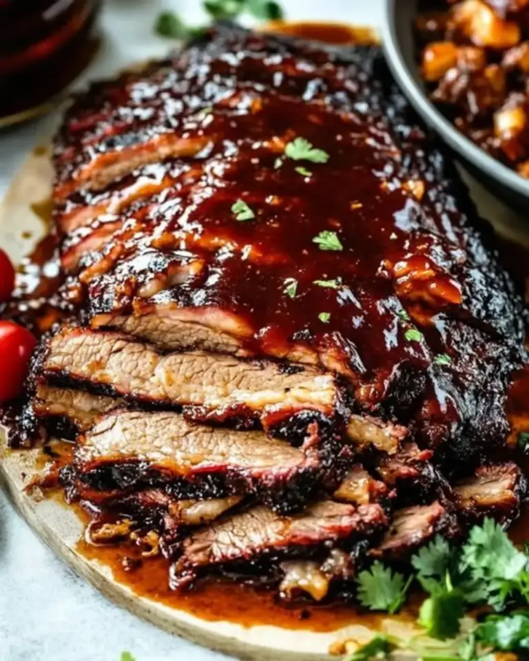 Slow Cooked Barbecue Brisket with Homemade Sauce