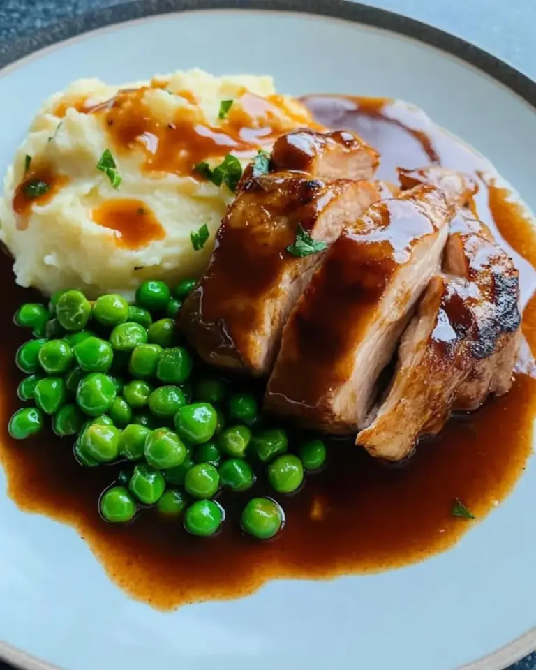 Slow Cooked Pork Fillet with Potato Mash