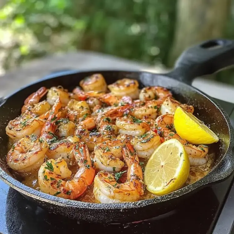 Smoked Shrimp with Garlic Butter