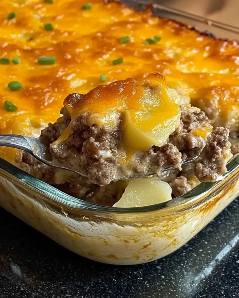 Southern Hamburger and Potato Casserole