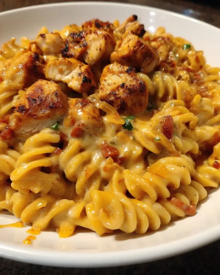 Craving Spicy Cajun Chicken Cheesy Pasta Skillet? Our 3 easy steps deliver a delicious, quick meal! Discover how!