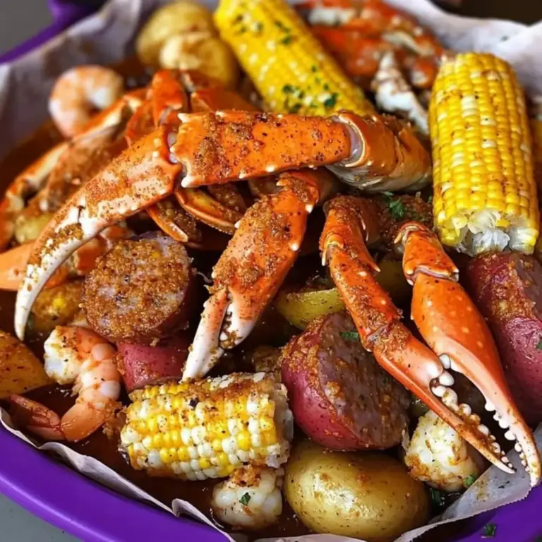 Spicy Seafood Boil with Buttery Sauce
