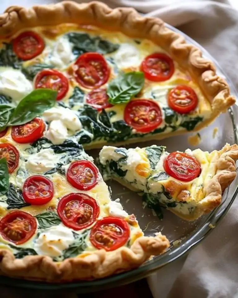 Spinach Ricotta Quiche