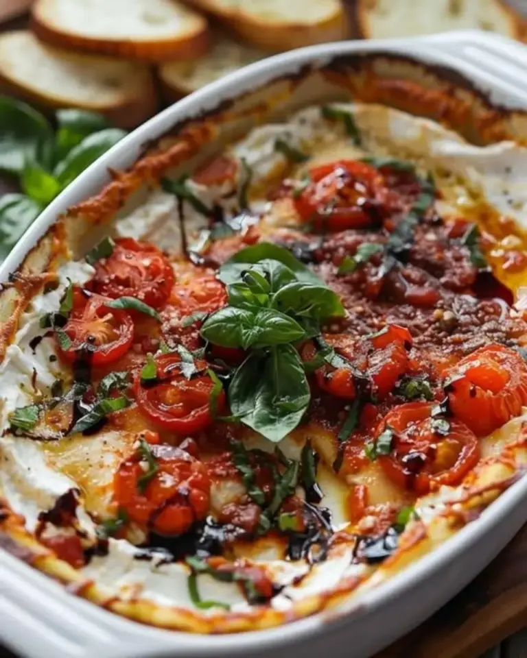 Three Cheese Tomato Bruschetta Dip 1