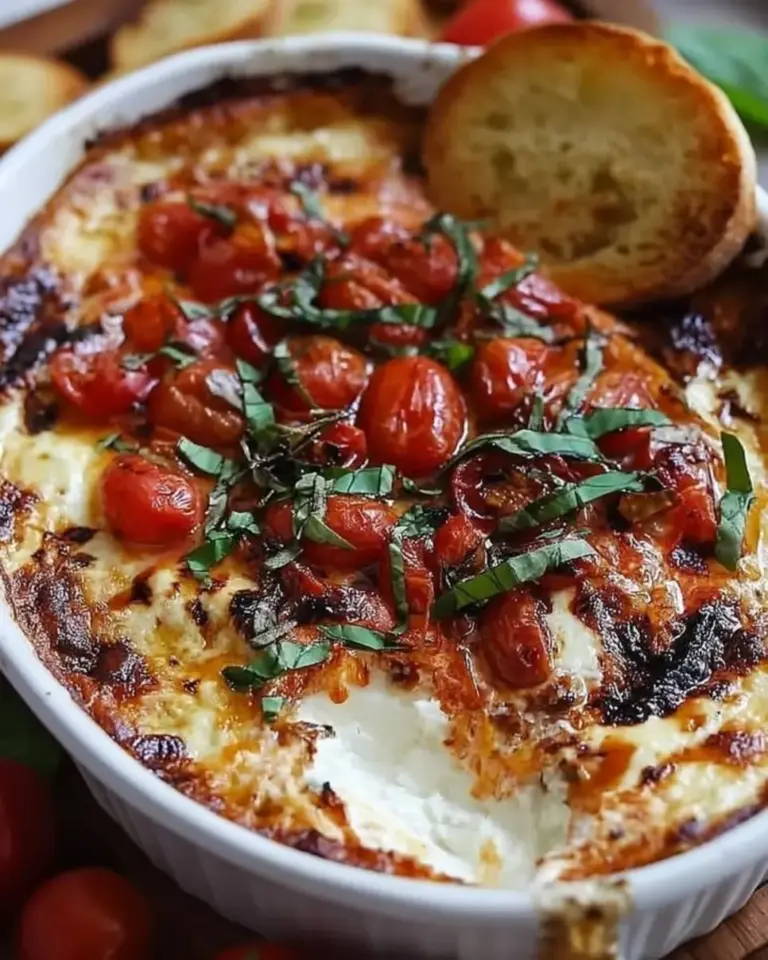 Three Cheese Tomato Bruschetta Dip 2